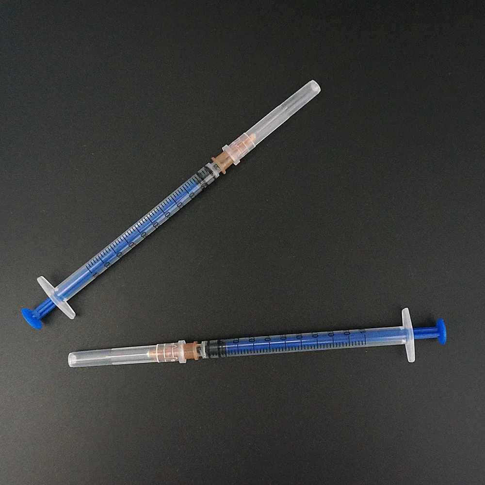 

5pcs 10pcs 1ml Plastic Disposable Injector, Syringe, injection syringe for Human