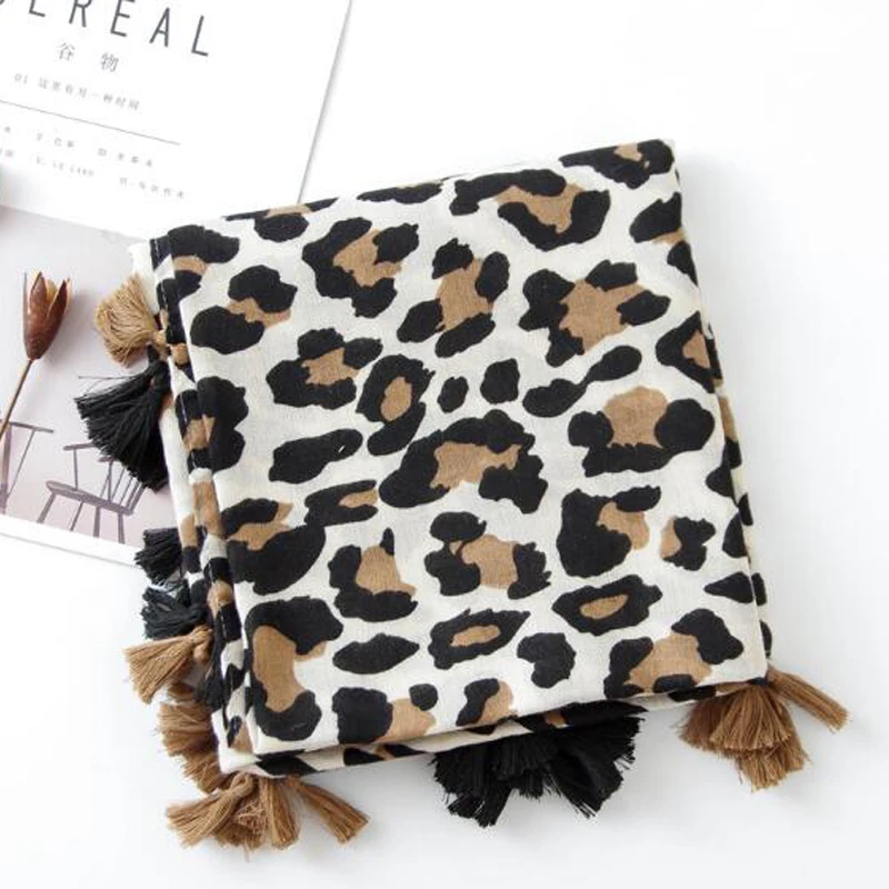 Fashion Ladies New Fashion Leopard Viscose Shawl Scarf Autumn Winter Muffler Headband Foulard Sjaal Wrap Hijab Snood  (7)