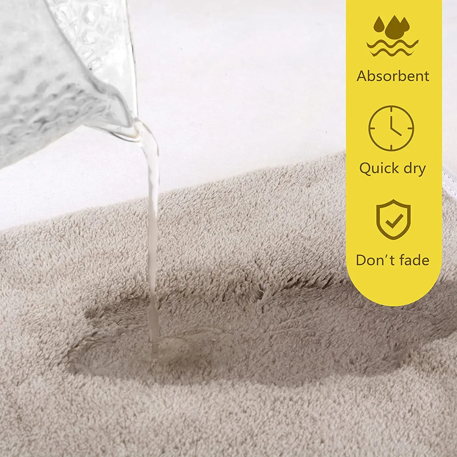Sinland Ultra Absorbent Household Microfiber Bath Towel Face Hand Towel Set Bathroom Shower Spa For Home Hotel Adults 5