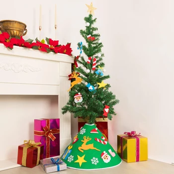 

DIY Felt Christmas tree decor Christmas Tree Skirt For Xmas Decorations Christmas Xmas Tree Decor Kids Toys New Year Gift