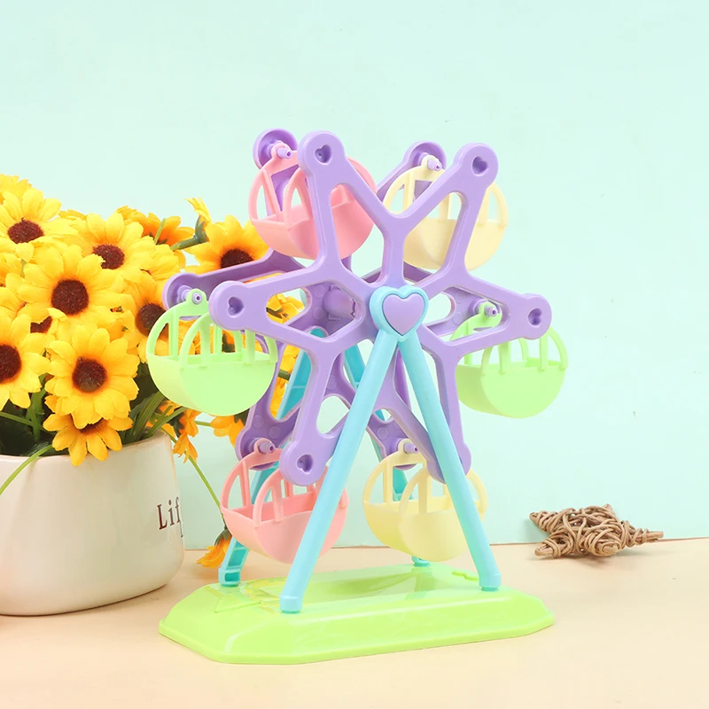 1 Pc Random Color Rotating Ferris Wheel Model Toy Baby Stroller Early Education Toy Stroller Toy