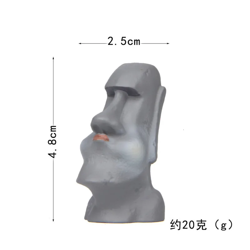 Новая мода Moai Пасхальный остров миниатюрные Фигурки игрушки милые модели детские игрушки 5,2 см ПВХ аниме детские фигурки