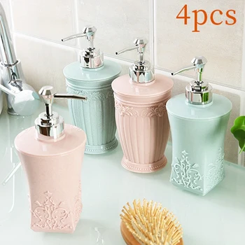 

4 Pcs Soap Dispenser Pump Lotion Shampoo Makeup/Liquid Hand Emulsion Split Bottle