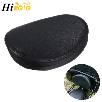 

Black Universal Motorcycle Rear Passenger Backrest Sissy Bar Cushion Pad For Honda Yamaha SUZUKI Harley Bobber Chopper Custom
