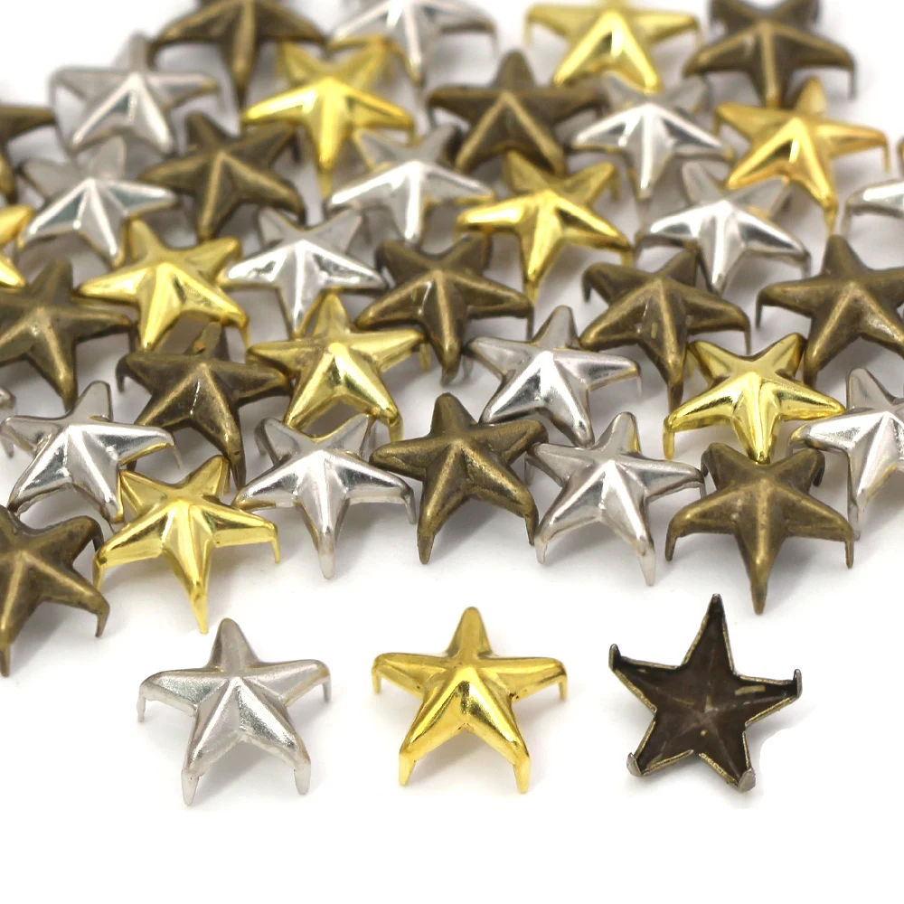 50x Biker Skull Skeleton Rivetti In Pelle Set Per Borsa Abbigliamento - Foto 2