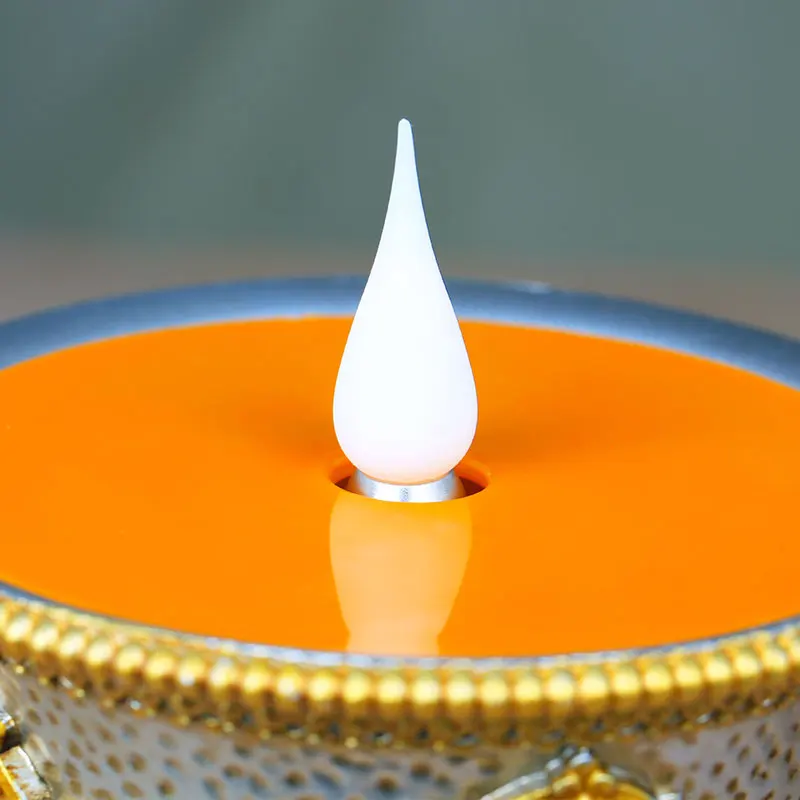 Перезаряжаемая масляная лампа электронная длинная лампа бездымный светодиодный электронный свет Будды восемь благоприятное электронное масло для l
