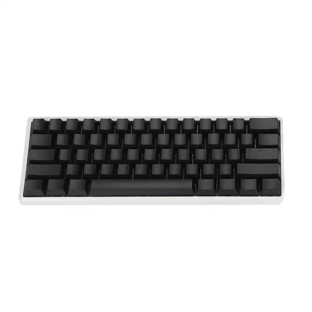 Белые Черные Серые зеленые пустые толстые клавиши PBT OEM профиль 62 ISO 61 ANSI колпачки