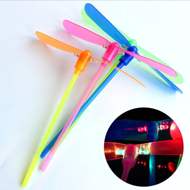 

Shining Bamboo Dragonfly Flash Bamboo Dragonfly Flying Fairy Toy Stall Hot Selling Shining Flash Toy Batch