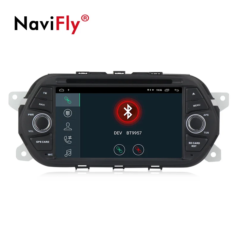 Perfect NaviFly Android 9.1 car multimedia player for Fiat Tipo Egea 2015 2016 2017 DVD GPS Navigation Wifi Quad Core 2G RAM 32G ROM Map 3