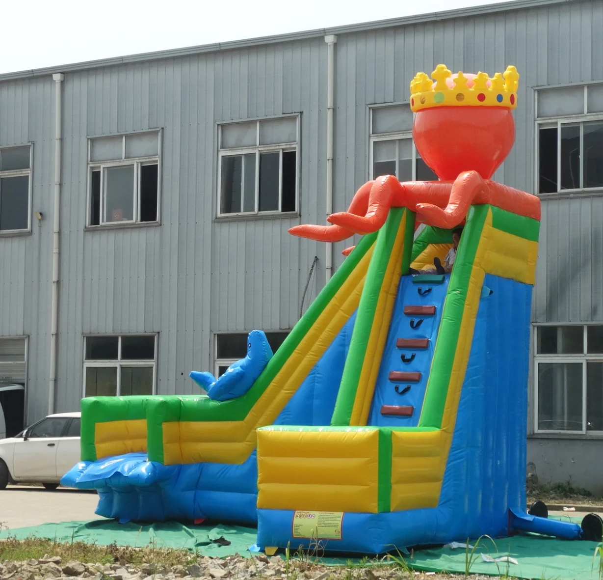 Commercial Inflatable Water Slide for Kids, Outdoor Playground Slide with Pool, Hot Selling