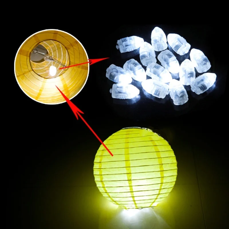 10Pcs Useful Universal LED Balloon Light Lamp for Paper Lantern Wedding