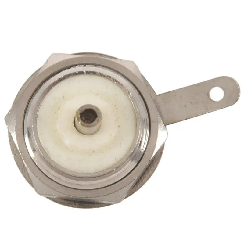 ABSF UHF Female SO239 Jack переборка паяльная панель прямой коннектор RF, серебристый