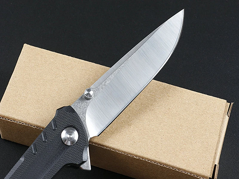 Складной нож KESIWO Карманные охотничьи ножи для кемпинга флиппер утилита D2 blade G10