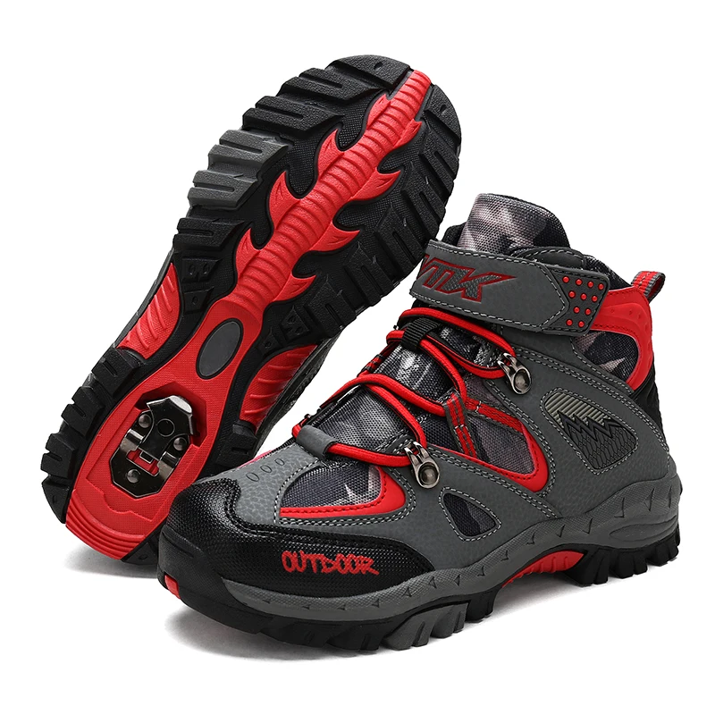 Зимние треккинговые ботинки для мальчиков; походная обувь для больших детей; Теплая обувь для альпинизма; водонепроницаемые спортивные ботинки для девочек; кроссовки