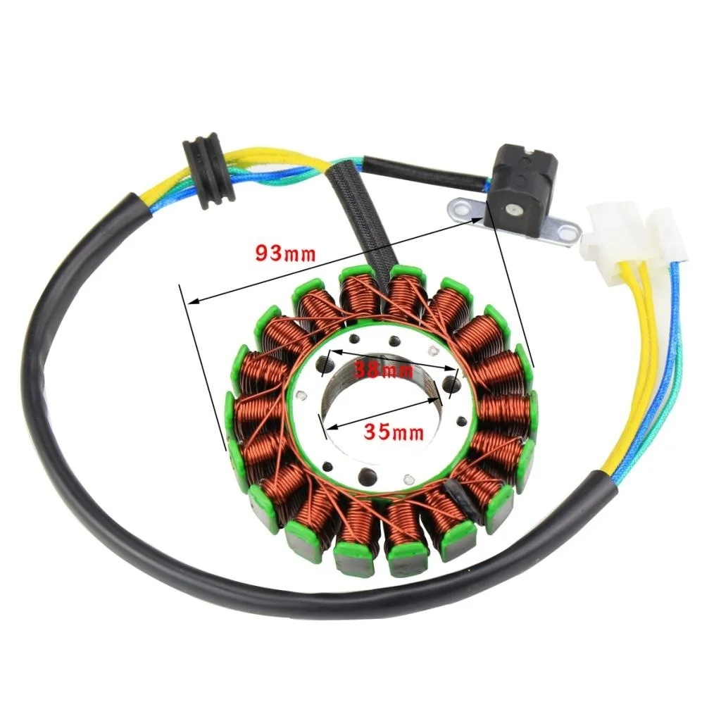 250cc Stator 18 Pole Magneto Coil 93mm For LINHAI Parts YP250 LH250 ATV QUAD