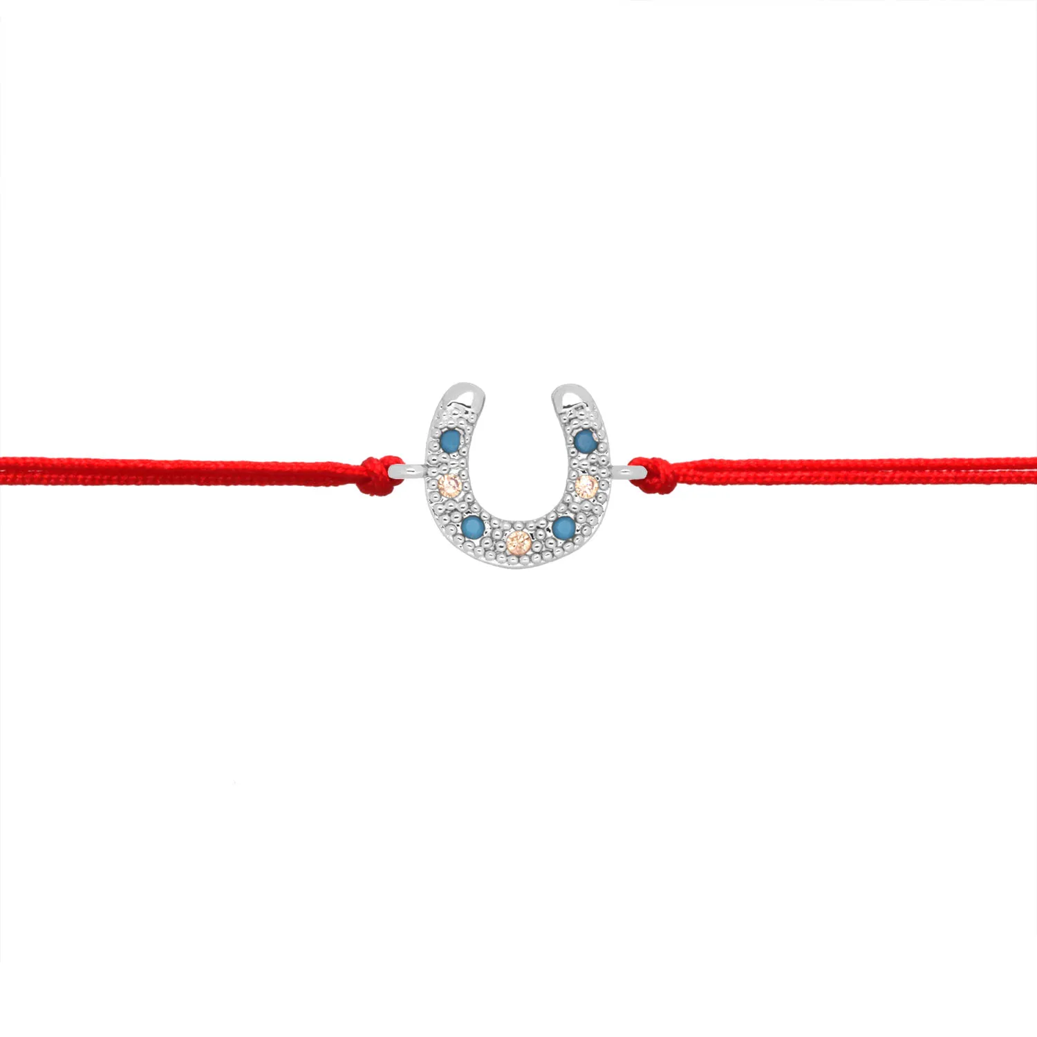 Zirkonia Kristall Winziges Hufeisen Glücksbringer Armband Damen Herren Rot Schwarz Weiß Grün Gewachste Schnur Messing CZ Geflochtener Schmuck – Detail 17