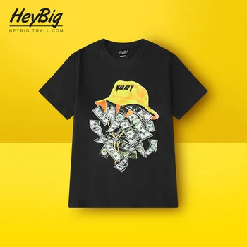 

Vintage Loose Short Sleeve Printed Tshirt Men Cotton Fashion Hip Hop Tshirt Halloween Retro Tee Shirt Streetwear Clothing II50DX