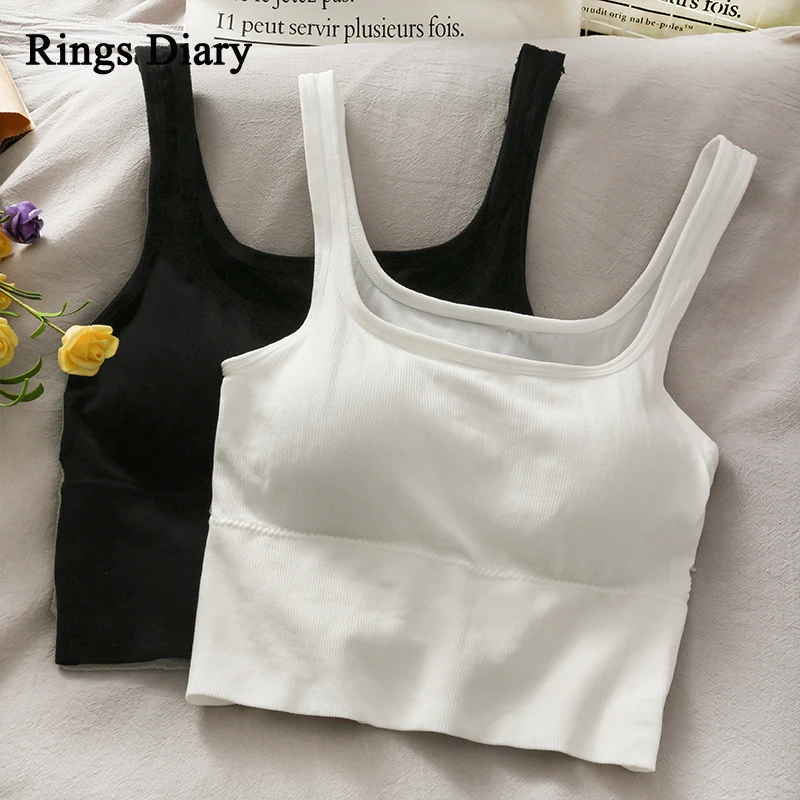 

Женский летний бюстгальтер-топ из хлопка с открытой спиной и внутренней подкладкой, женский короткий топ