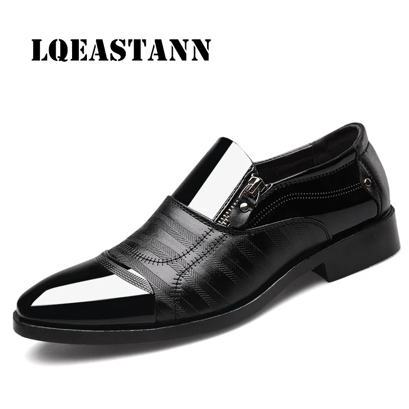

Spring New Fashion Business Formal Men's Shoes Classic Leather Men's Suit Shoes Fashion Slip-on Dress ShoesMen's Oxford Shoes