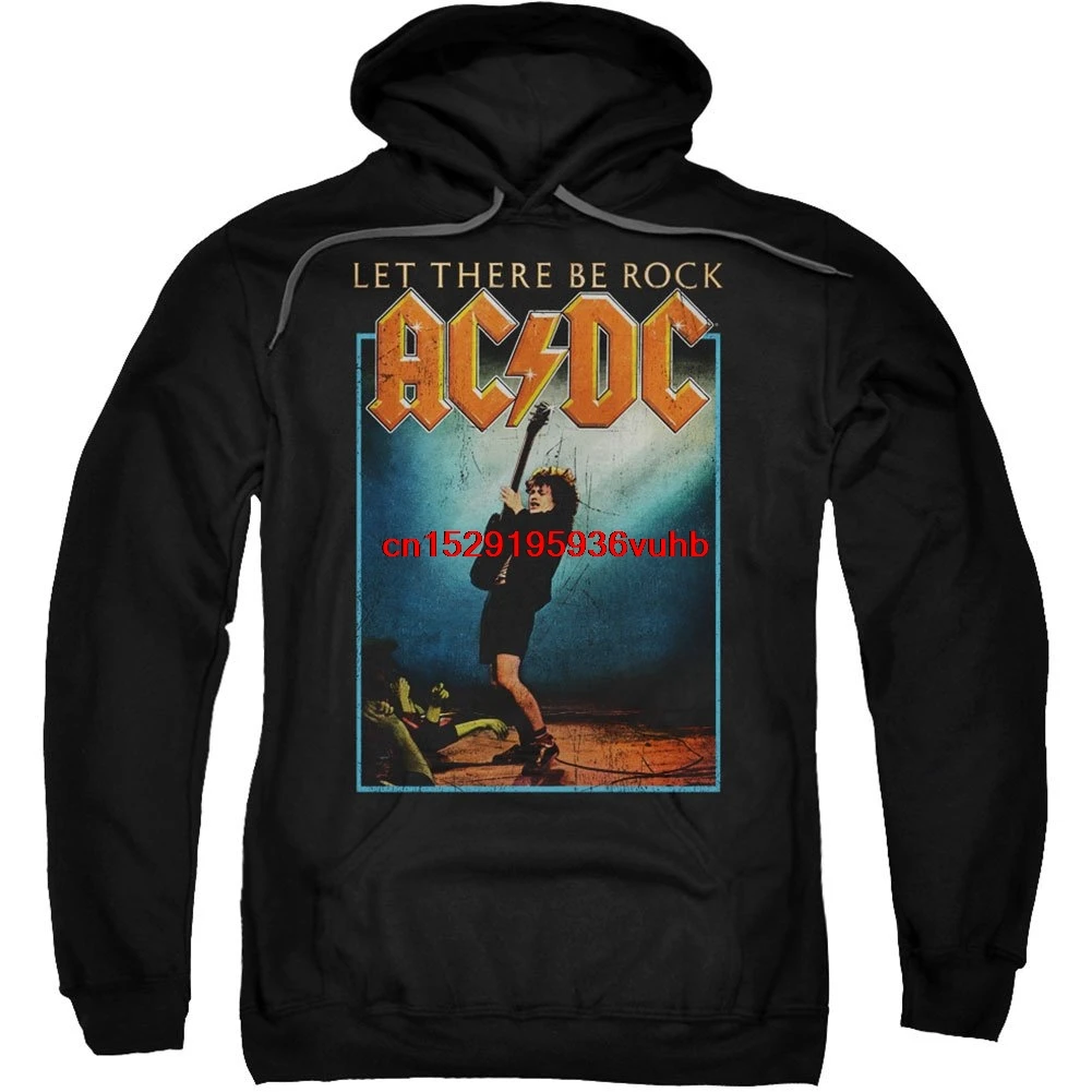 AC/DC мужская толстовка с капюшоном Let There Be Rock черный