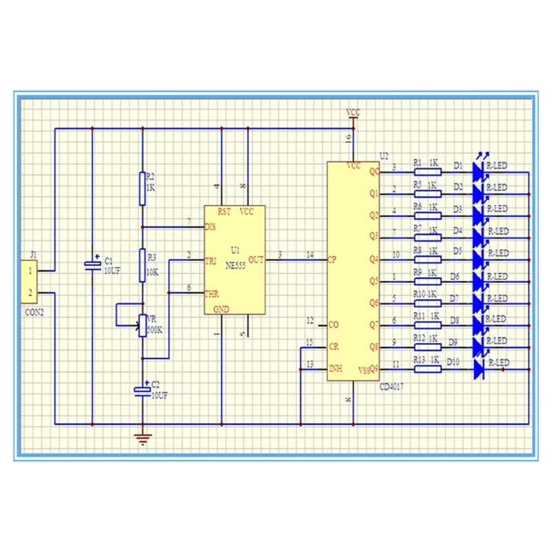 M89B Digital LED Display Electronic Clock Production Suite DIY Kit 4.5-6V Practice Learning Board Module | Инструменты
