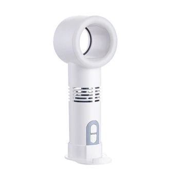 

Creative Night Light Leafless Small Fan Handheld Multi-Functional Beautification Lamp Bladeless Fan Mini Household Portable Fan