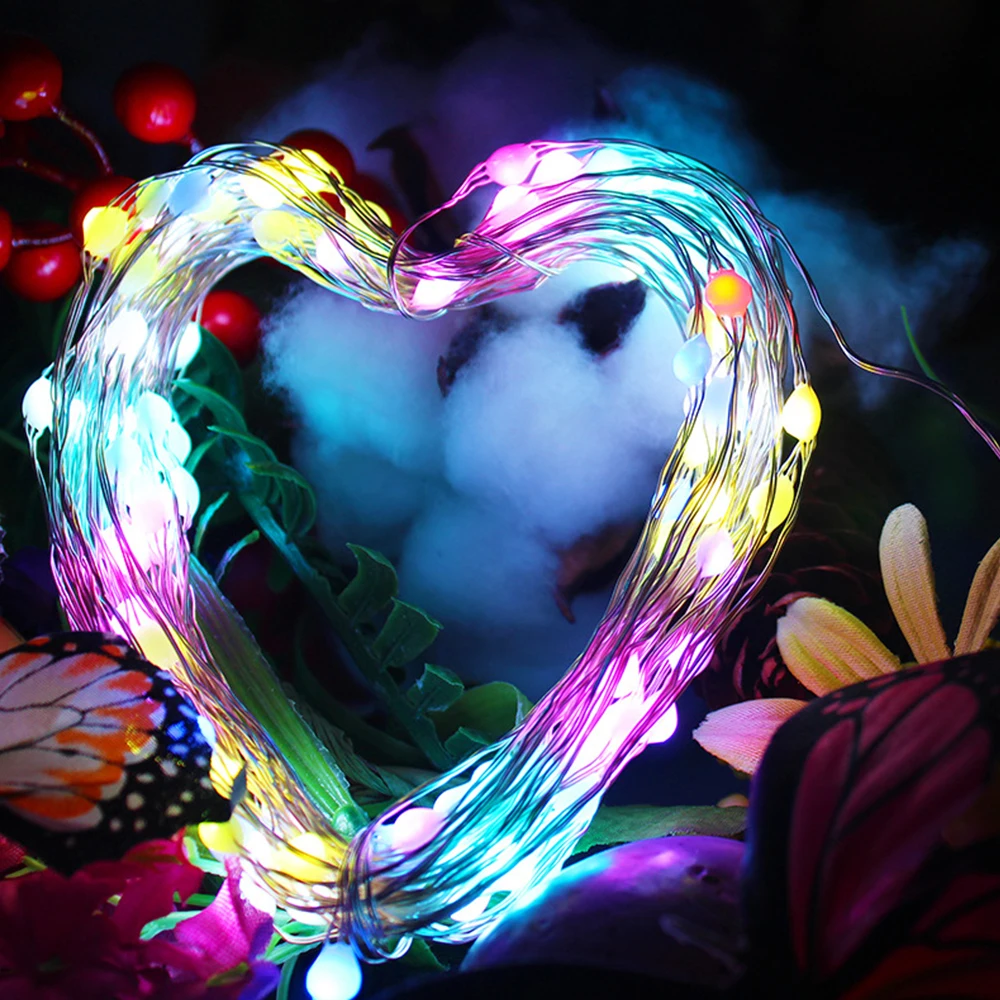 Рисунок 5 - Светодиодная гирлянда с медным проводом