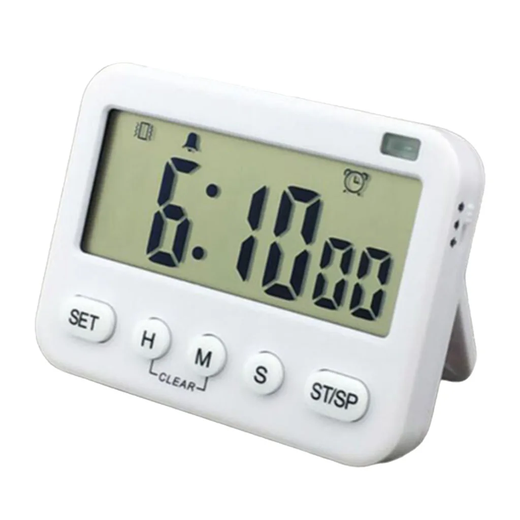 Digital LED Desk Alarm Clock Timer Vibration Switch Timer|Kitchen ...