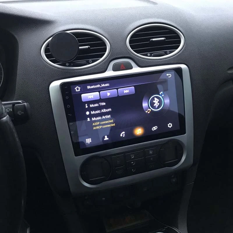 9 дюймов Android 8,1 gps навигация Сенсорный экран четырехъядерный автомобильный радиоприемник для 2004 2005 2006-2011 для Fo rd Focus Exi AT