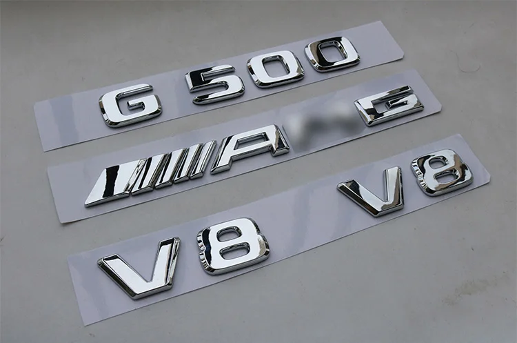 Автомобильный буквы знак сзади Стикеры Эмблема для укладки W463 G класса G43 G55 G63 G65 G230 G300 G350 G550 G500
