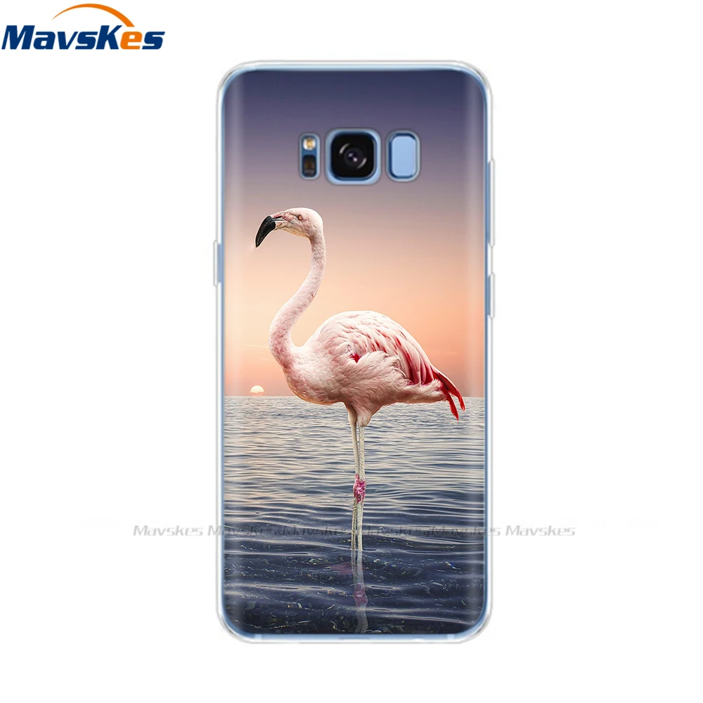 Soft TPU Case for Samsung Galaxy S8 Cute Flower Cat Phone Cover 360 Full Protective Coque for SamsungS8 GalaxyS8 Plus S8+ Funda samsung silicone case Cases For Samsung