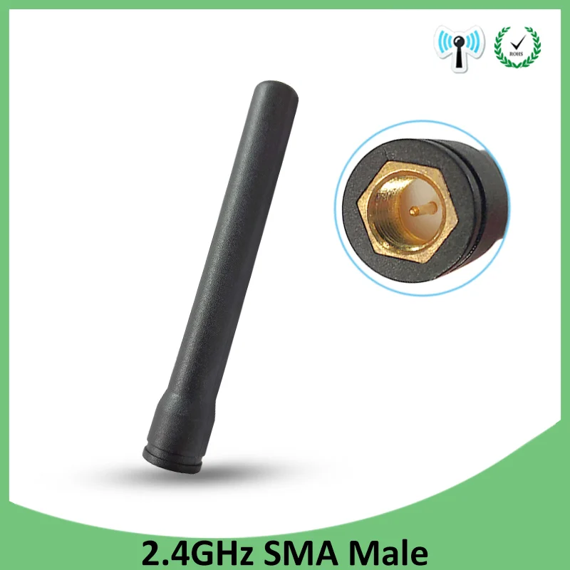 Антенна wi fi 2 4 ГГц 2dBi 3dbi антенна SMA Штекерный разъем для беспроводных роутеров