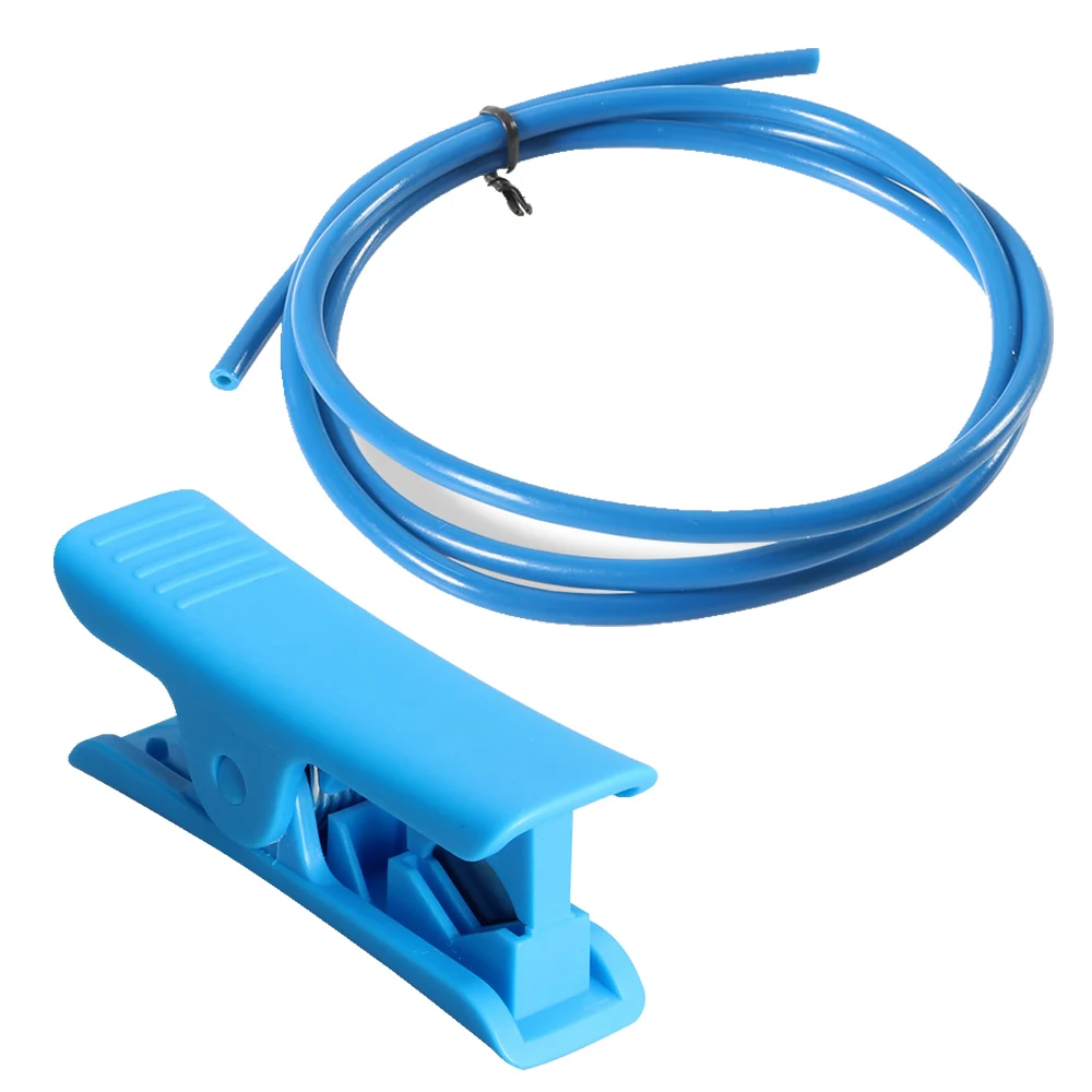 

PTFE Tube with Cutter PLA PiPe Clear OD4 ID2mm 1.75mm 3D Printer Parts For V6 V5 J-head I3 Mega Hotend MK8 Extruder