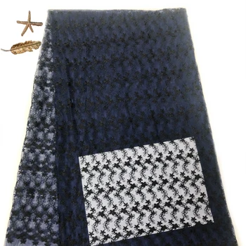 

Latest Nigerian Laces Fabrics High Quality African Laces Fabric For Wedding Dress French Tulle Lace With Beads