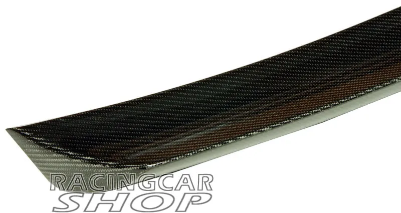 V Style Real Carbon Fiber Trunk Boot Spoiler Wing Lip Fit For Mercedes Benz W204 Coupe 2-Door C200 C250 C300 2012UP
