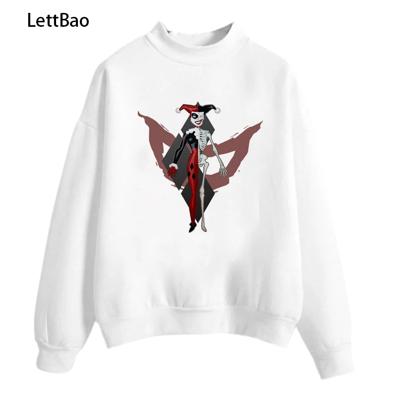 Harley Quinn готическая одежда в стиле хип хоп женская с принтом WoWoman хит продаж