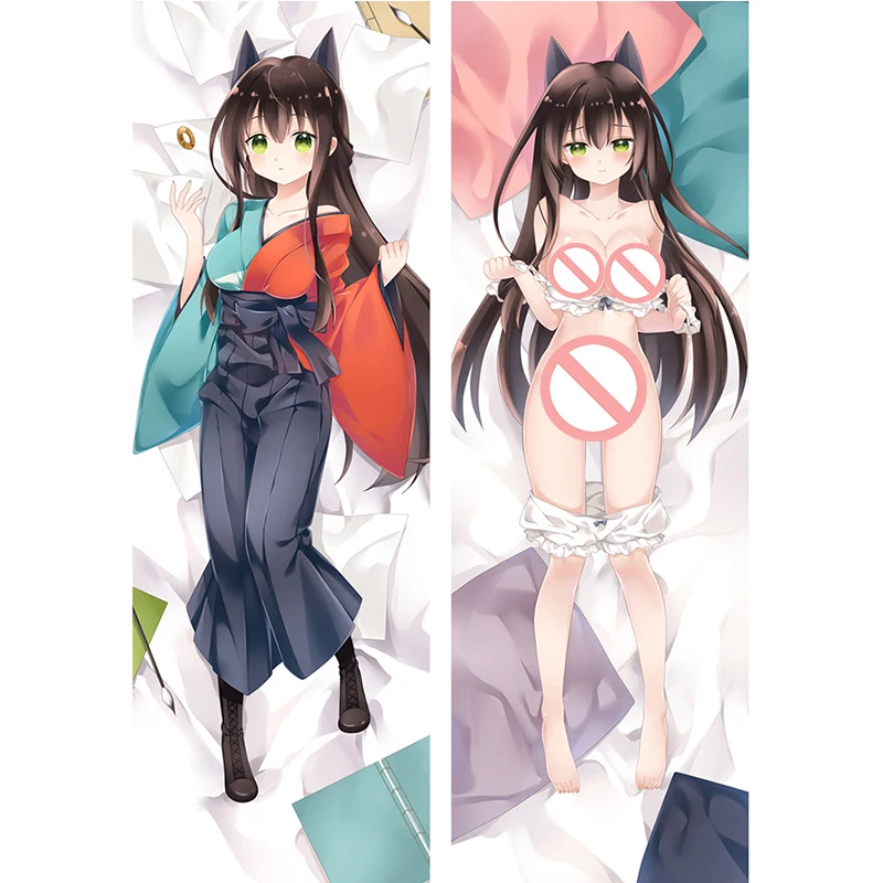 

Urara Meirocho Anime Girl Chiya Long Hugging Body Pillow Case Manga Kon Tatsumi Dakimakura Cover