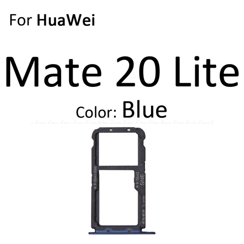 SD / Sim Card Tray Socket Adapter For HuaWei Mate 20 Pro X 20X Lite Connector Holder Slot Reader Container