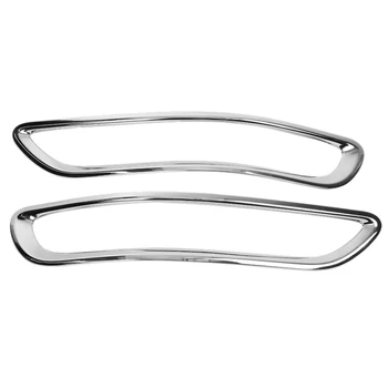 

1 Pair of Silver Chrome Car Rear Fog Lampshade Decorative Frame Auto Parts for Kia Sportage KX5 QL 2015 2016 2017 2018