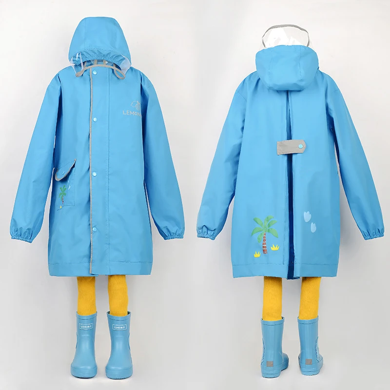 

Fashion Children's Cartoon Waterproof Raincoat Boys And Girls Hooded Animal Pattern Raincoat Student Poncho Child Raincoat