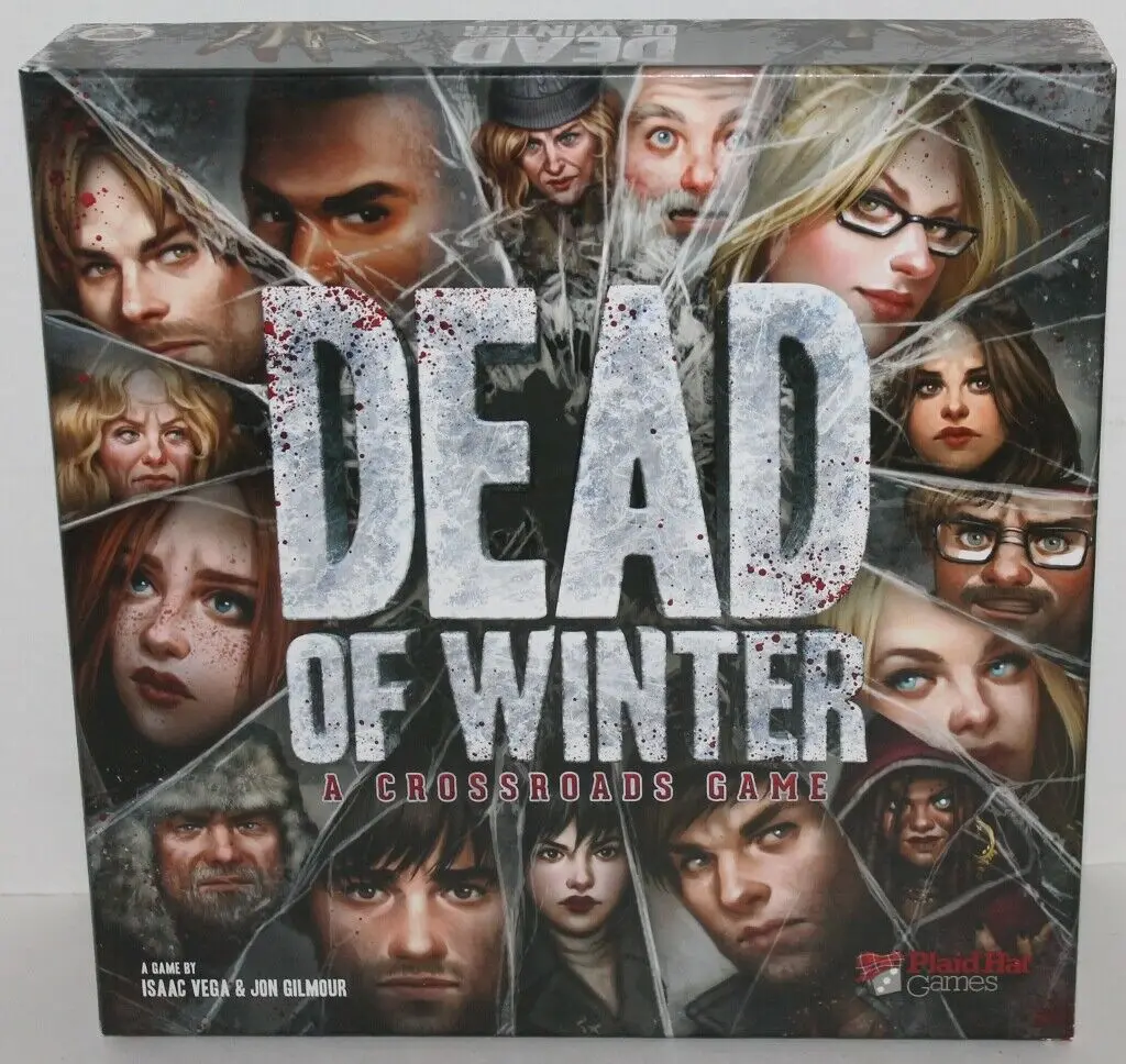 Dead of Winter Death Winter полностью английская развивающая настольная карточная игра в шахматную клетку