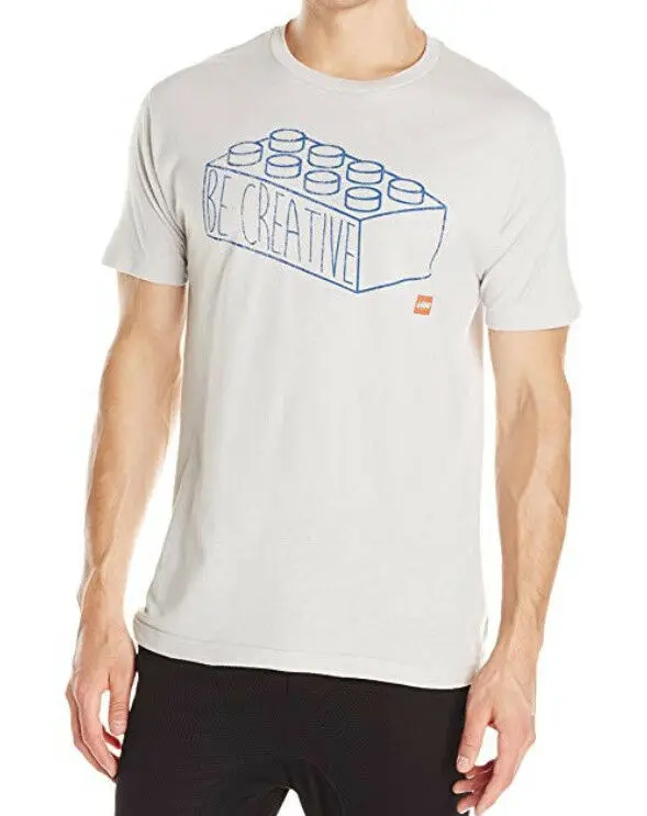 Lego BE CREATIVE LOGO LEGO BRICK BLOCK T-Shirt Harajuku Xxxtentacion