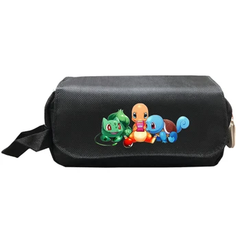 

Pokemon Pencil Case Children Students School Case Stationery Bag Children Boys Girls Practicality Stationery Bag New Gifts