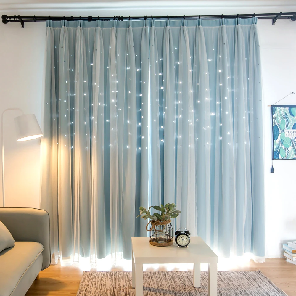 Modern Blue Curtains