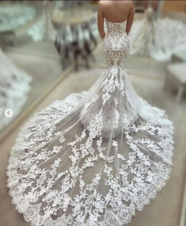 Casamento, свадебное платье с открытыми плечами, с открытой спиной, gelinlik, Дубай, Длинные свадебные платья, Русалка, robe de mariee vestido de noiv