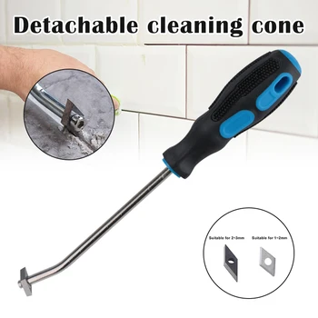 

Professional Tile Gap Cleaning Slotting Machine Alloy Tungsten Steel Wall Seam Clean Tool for Renovation Construction JS