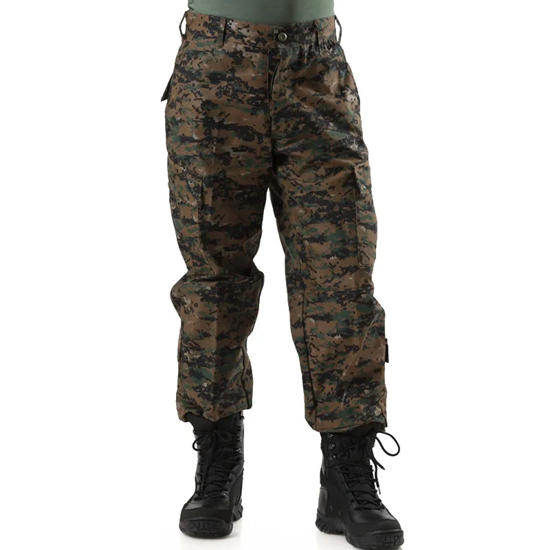 Tactical Camouflage Pants Military Multi-pockets Cargo Pants Men Army Clothes Combat Training Trousers Hunting Outdoor Uniforms