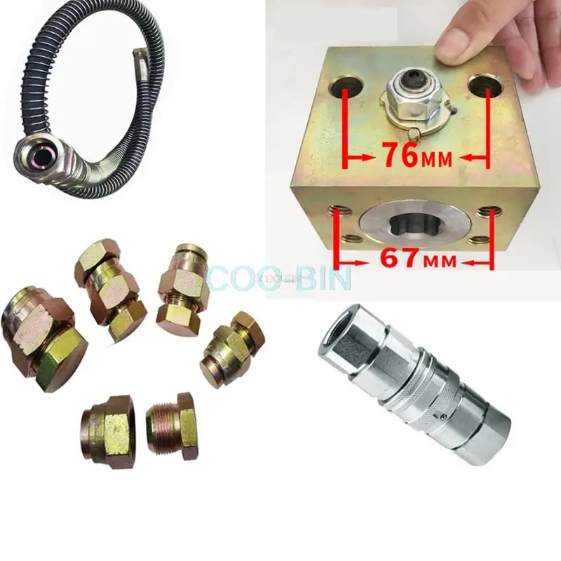 For CATERPILLAR CAT CAT320D/B/C Excavator breaker cut-off valve ball gun head oil pipe hammer plug fitting | Автомобили и