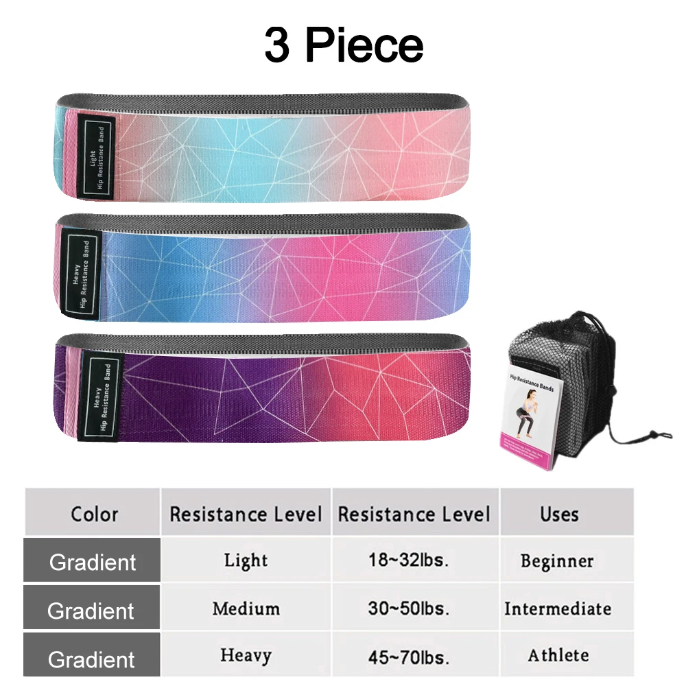 Resistance Bands Fitness Booty Bands Hip Circle Fabric Fitness Rubber Expander Elastic Band for Home Workout Exercise Equipment