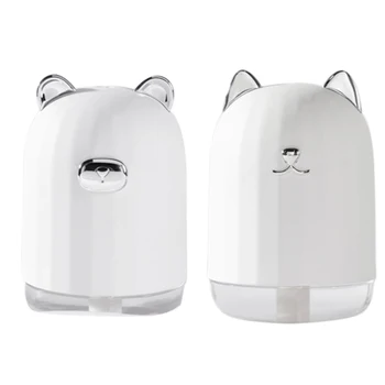 

USB Cool Mist Humidifier with Breathing Light, Mini Size Humidifier for Bedroom Home Office Desktop 145Ml with Timed Auto Shutdo